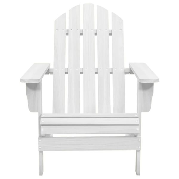 vidaXL Garden Chair Wood White