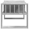 vidaXL Coffee Table Concrete Grey 92 x 49.5 x 45 cm Engineered Wood