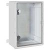 vidaXL Control Cabinet Grey 35 x 19.5 x 50 cm ABS Plastic