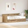 vidaXL Daybed with Headboard Artisan Oak 75 x 190 cm Engineered Wood