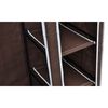 vidaXL Fabric Wardrobe Brown