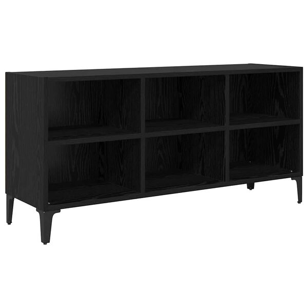 vidaXL TV Cabinet Set Black 103.5 x 30 x 50 cm Engineered Wood