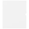 vidaXL Bathroom Furniture Set White Engineered Wood