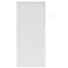 vidaXL Venetian Blind White 100 x 250 cm 35 mm Solid Paulownia Wood