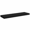 vidaXL Floating Wall Shelf Black 80x23.5x3.8 cm MDF