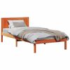 vidaXL Bed Frame Brown 75 x 190 cm Solid Pine wood