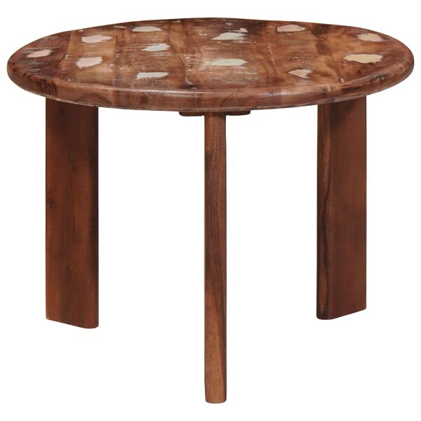 vidaXL Nesting Coffee Tables 3 pcs Multicolour Solid Reclaimed Wood
