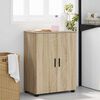 vidaXL Bathroom Cabinet with Storage Sonoma Oak 60 x 35 x 80 cm