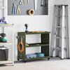 vidaXL Tool Trolley Olive green 75 x 35 x 73 cm Cold-rolded steel