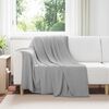 vidaXL Throw Blanket Grey 200 x 150 cm Fleece