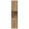 vidaXL Bathroom Hanging Cabinet Artisian Oak 30x30x130 cm Engineered Wood