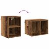 vidaXL Hanging Cabinet Old Wood 30 x 29.5 x 40 cm Engineered Wood