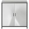 vidaXL Kitchen Storage with Shelf Silver 90 x 50 x 92 cm Steel