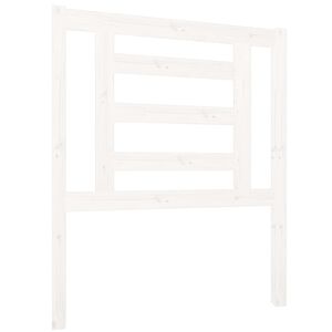 vidaXL Bed Headboard White 81x4x100 cm Solid Wood Pine