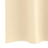 vidaXL Blackout Curtains with Rings 2 pcs Cream 175 x 140 cm Polyester