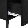 vidaXL Bedside Cabinet Black Oak 40 x 40 x 66 cm Engineered Wood