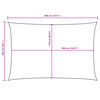 vidaXL Sunshade Sail Oxford Fabric Rectangular 2x4 m Red