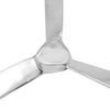 vidaXL Wall-Mounted Propeller Aluminium Silver 70 cm