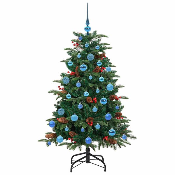 vidaXL Artificial Christmas Tree with 150 LEDs with Stand Green 150 cm