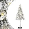 vidaXL Christmas Tree with 300 LEDs White 180 cm PE and Steel