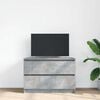 vidaXL TV Cabinet Concrete Grey 80x35x54 cm Engineered Wood