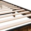 vidaXL Bed Frame without Mattress Smoked Oak 75x190 cm Small Single