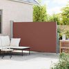 vidaXL Patio Retractable Side Awning 170x300 cm Brown