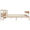 vidaXL Bed Frame without Mattress 180x200 cm Super King Solid Wood Pine