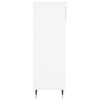 vidaXL Shoe Cabinet High Gloss White 40x36x105 cm Engineered Wood