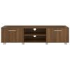 vidaXL TV Cabinet Brown Oak 140x40x35 cm Engineered Wood