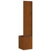 vidaXL Garden Privacy Screen Rusty 32 x 150 cm Weathering steel