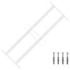 vidaXL Security Grille for Windows with 2 Crossbars 3 pcs 43-74 cm
