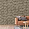 DUTCH WALLCOVERINGS Wallpaper Galactic Brown and White