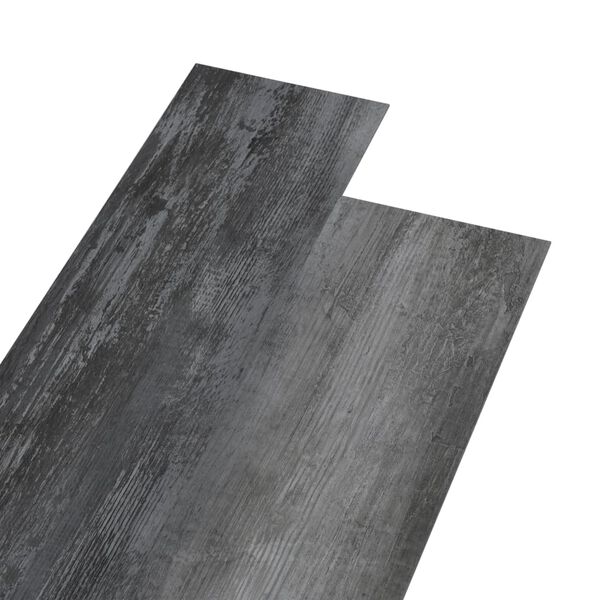 vidaXL PVC Flooring Planks 4.46 m² 3 mm Self-adhesive Shiny Grey