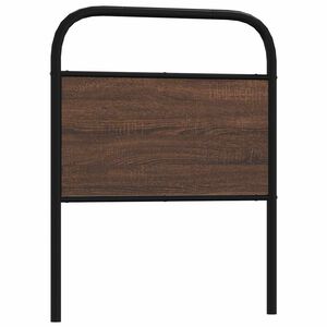 vidaXL Replace Headboard Brown Oak 75 cm Steel and Engineered Wood