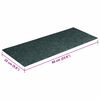 vidaXL Stair Mats Self-adhesive 15 pcs 60x25 cm Green Rectangular