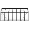 vidaXL Greenhouse with Base Frame Anthracite Aluminium 8.17 m&sup2;