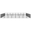 vidaXL Outdoor Dog Kennel Steel 60.22 m&sup2;