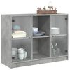 vidaXL Sideboard Concrete Grey 102x37x75.5 cm Engineered Wood