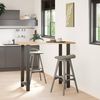 vidaXL Bar Table Legs Anthracite 2 pcs 60x(110-111) cm Steel