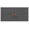 vidaXL Wall Cabinets 2 pcs Grey 60x30x30 cm Solid Wood Pine
