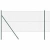 vidaXL Outdoor Chainlink Fence Ground Fix 10 x 1.2 m PVC-Coated Steel
