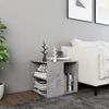 vidaXL Side Table Concrete Grey 50x50x45 cm Engineered Wood