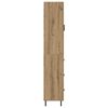 vidaXL Highboard Artisan Oak 34.5 x 34 x 180 cm Engineered Wood
