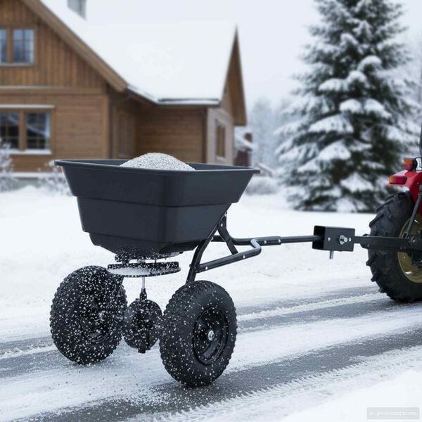 vidaXL Spreader Black 106 x 53 x 75 cm PVC and Steel