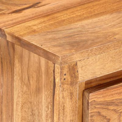 vidaXL Drawer Cabinet 60x33x75 cm Solid Wood Acacia