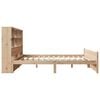 vidaXL Bookcase Bed without Mattress 140x190cm Solid Wood Pine