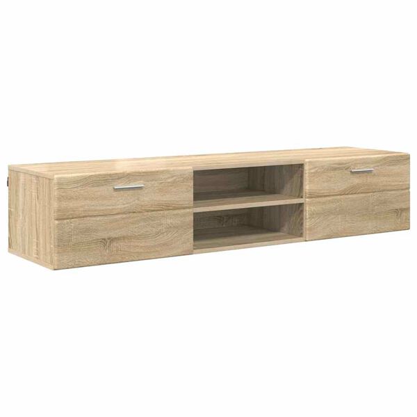 vidaXL Wooden Cabinet Sonoma Oak 150 x 39 x 30 cm Engineered Wood