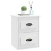 vidaXL Wall-mounted Bedside Cabinets 2 pcs White 41.5x36x53cm