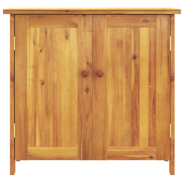 vidaXL Garden Cabinet 75x35x70 cm Solid Wood Acacia